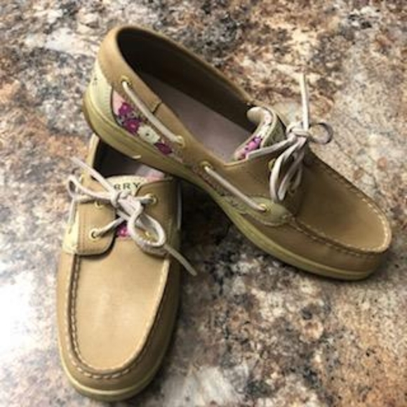 Women's Floral Sperry Deck Shoe